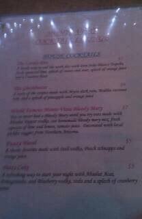Menu photo 8 Monte Vista Cocktail Lounge Flagstaff, AZ