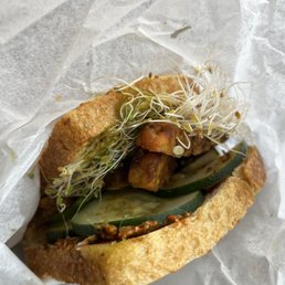 Tempeh Sandwich with Sourdough (extra $0.50) Tempeh Sandwich with Sourdough (extra $0.50)