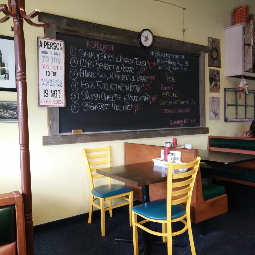 Two Cougars & A Cafe - a chalkboard and a table - Cafes Near Me - Hamilton, Ontario Two Cougars & A Cafe - a chalkboard and a table - Cafes Near Me - Hamilton, Ontario