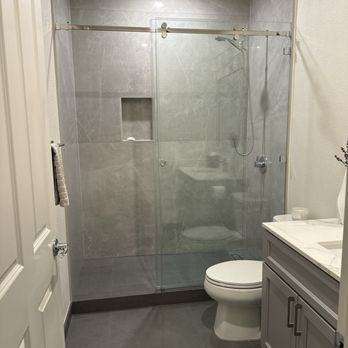 Construction & More - Full bathroom shower remodel from half bath & closet - General Contractors Near Me - Fremont, California Construction & More - Full bathroom shower remodel from half bath & closet - General Contractors Near Me - Fremont, California