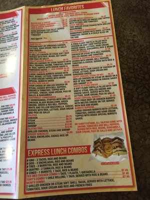 Menu photo 3 Santa Fe Jackson, MS