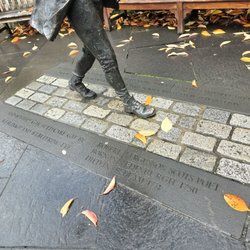 Canongate Kirk - About the statue of Robert Fergusson