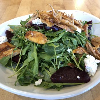 SF Kebab - Arugula & Beet Salad with Chicken Gyros - Mediterranean Near Me - San Francisco, California SF Kebab - Arugula & Beet Salad with Chicken Gyros - Mediterranean Near Me - San Francisco, California