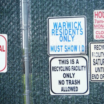 Sanitation & Recycling Division - Recycling Center Near Me - Warwick, Rhode Island Sanitation & Recycling Division - Recycling Center Near Me - Warwick, Rhode Island