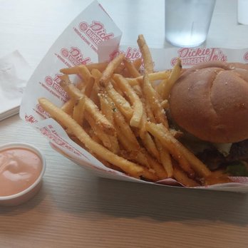 DickieJo's Burgers - Thin fries and smallish burger - Burgers Near Me - Eugene, Oregon DickieJo's Burgers - Thin fries and smallish burger - Burgers Near Me - Eugene, Oregon