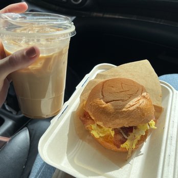 Kahvi Coffee And Cafe - Iced latte and commuter egg sandwich - Cafes Near Me - Phoenix, Arizona Kahvi Coffee And Cafe - Iced latte and commuter egg sandwich - Cafes Near Me - Phoenix, Arizona