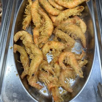 Mizuki Buffet - Fried big shrimp is not too salty and just perfect amount of batter for crispiness. - Buffets Near Me - Tukwila, Washington Mizuki Buffet - Fried big shrimp is not too salty and just perfect amount of batter for crispiness. - Buffets Near Me - Tukwila, Washington