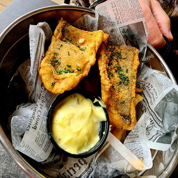 The Butler - Fried walleye platter. - American Near Me - Saugatuck, Michigan