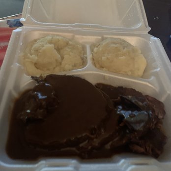 Coral Cafe - Spring special lamb jerky with missing veggies.  Even the dog refused to eat it. - American Near Me - Burbank, California