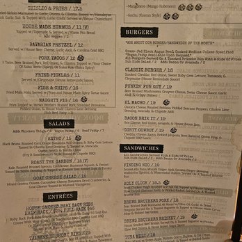 Brews Brothers Brewpub - Menu - Brewpubs Near Me - Burbank, California