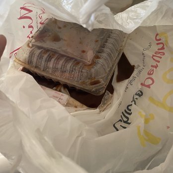 Mr Pollo - Sauce spilled all over car seat and the cheap containers - Peruvian Near Me - West Covina, California Mr Pollo - Sauce spilled all over car seat and the cheap containers - Peruvian Near Me - West Covina, California