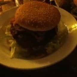 Crispy onion burger