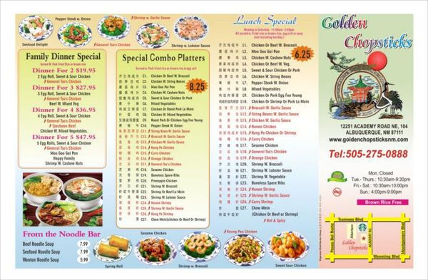 Menu photo 4 Golden Chopsticks Albuquerque, NM