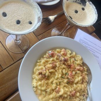 The Sunset Restaurant - espresso martini 3-Cheese Mac and Cheese with lobster - New American Near Me - Malibu, California The Sunset Restaurant - espresso martini 3-Cheese Mac and Cheese with lobster - New American Near Me - Malibu, California