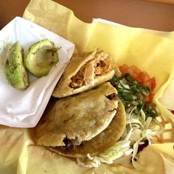 Tacos AyAyAy - 1 Asada Gorditas + 1 Chicken Gorditas /side of Avocado - Mexican Near Me - Lafayette, Colorado Tacos AyAyAy - 1 Asada Gorditas + 1 Chicken Gorditas /side of Avocado - Mexican Near Me - Lafayette, Colorado