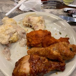Found out they alternate every other day between teriyaki chicken and bbq chicken, but will have bbq, and regular fried chicken Found out they alternate every other day between teriyaki chicken and bbq chicken, but will have bbq, and regular fried chicken