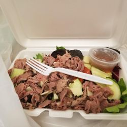 Tiddaly Diddalys - Salad with roast beef