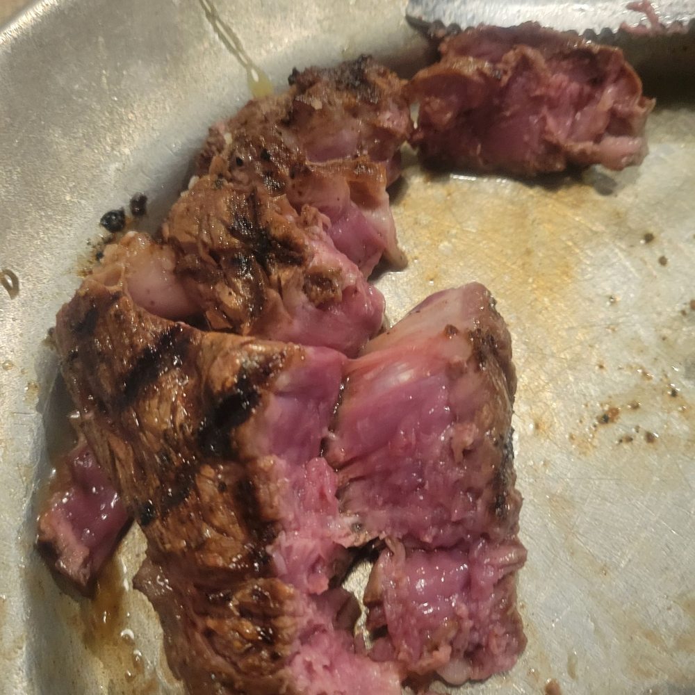 Asked for medium. Got rare.