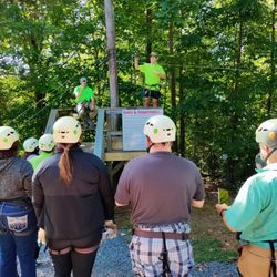 Richland Creek Zipline - Instructions from the knowledgeable staff