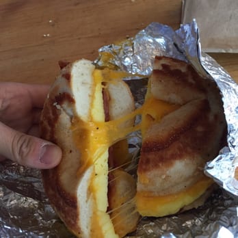 Moe's Broadway Bagel - Delicious bacon egg and cheese bagel! - Bagels Near Me - Boulder, Colorado Moe's Broadway Bagel - Delicious bacon egg and cheese bagel! - Bagels Near Me - Boulder, Colorado
