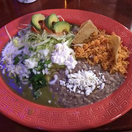 Enchiladas with green mole Enchiladas with green mole