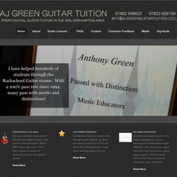 A J Green Guitar Tuition - Guitar Lessons Wolverhampton