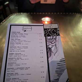 Suenos x Soho House - Menu - Seafood Near Me - Chicago, Illinois Suenos x Soho House - Menu - Seafood Near Me - Chicago, Illinois
