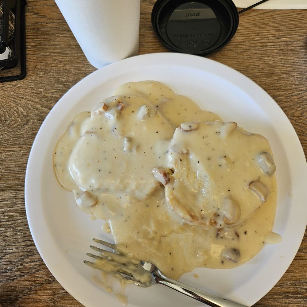 Biscuit and gravy Biscuit and gravy