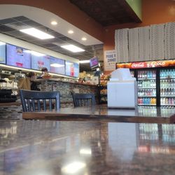 Nick's Bistro - Looking at the counter from a table.