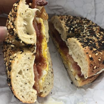 A.M. Bagel - Bacon egg cheese on everything - Bagels Near Me - Derby, Connecticut A.M. Bagel - Bacon egg cheese on everything - Bagels Near Me - Derby, Connecticut