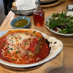 Anthony's Pizza & Italian Restaurant - Lasagna and salad