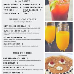 City Lines Bar & Grill - Sunday Brunch Menu 2
