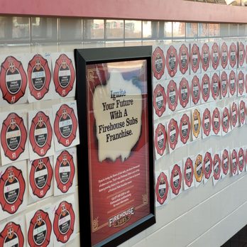 Firehouse Subs - a fireman's uniform on a wall - Fast Food Near Me - Brampton, Ontario Firehouse Subs - a fireman's uniform on a wall - Fast Food Near Me - Brampton, Ontario