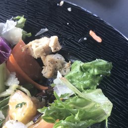 Hair in my salad (on chicken)