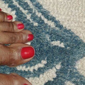 L'acqua Nail Spa - Dull color and this is a gel color with shimmer - Nail Salons Near Me - Dallas, Texas