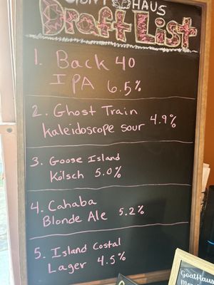 Menu photo 1 Goat Haus Biergarten Montgomery, AL Menu photo 1 Goat Haus Biergarten Montgomery, AL