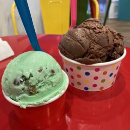 Pistachio and chocolate