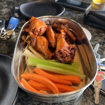 Topgolf - Wings buffalo , we had to ask for the ranch tho - Sports Bars Near Me - Ontario, California