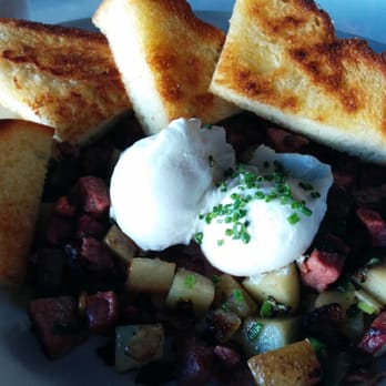Eat. - Poached eggs over corned beef hash. - New American Near Me - Las Vegas, Nevada Eat. - Poached eggs over corned beef hash. - New American Near Me - Las Vegas, Nevada