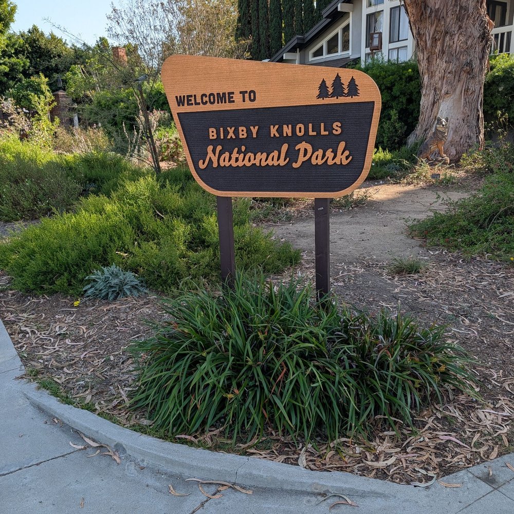 Bixby Knolls National Park - Entrance sign - Parks Near Me - Long Beach, California