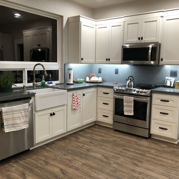 Heather Palmer Design - Our new kitchen. Heather picked out the paint colors and countertops. - Interior Design Near Me