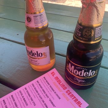 El Molino Central - Two beers - Mexican Near Me - Sonoma, California