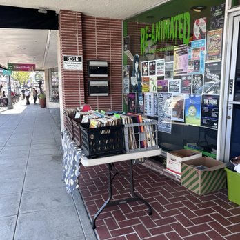 Re-Animated Records - Entrance - Vinyl Records Near Me - La Mesa, California