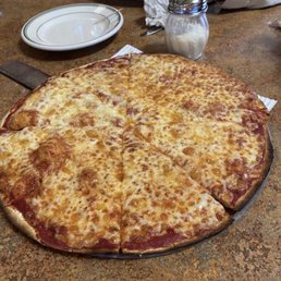 a large cheese pizza a large cheese pizza