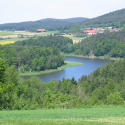 Feriendorf Glasgarten - Blick auf die Talsperre