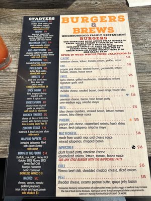 Menu photo 8 Burgers & Brews Glendale, AZ Menu photo 8 Burgers & Brews Glendale, AZ
