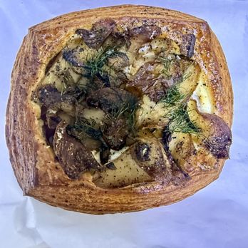 Levee Baking Co. - Ricotta roasted king trumpet mushrooms, garlic butter, and dill croissant- absolutely delectable - Bakeries Near Me - New Orleans, Louisiana Levee Baking Co. - Ricotta roasted king trumpet mushrooms, garlic butter, and dill croissant- absolutely delectable - Bakeries Near Me - New Orleans, Louisiana