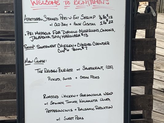 Menu photo 8 Benjamin's Forest, VA