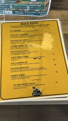 Menu photo 1 Old Havana Cafe Stuart, FL