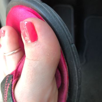 NT Nails - Dry skin left on my toe - Nail Salons Near Me - Modesto, California